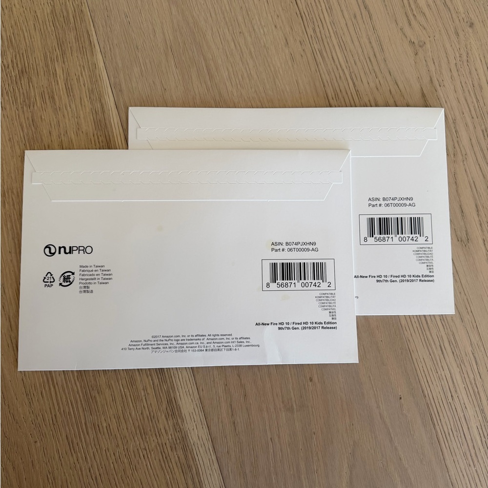 Nupro Screen Protector 2 Set for Amazon Fire HD 10 Tablet